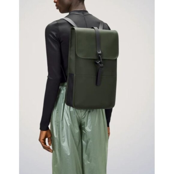 RAINS Backpack for Women and Men - Laptop - Water Resistant Evergreen main image 9